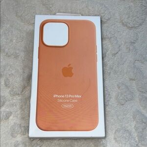 Apple iPhone 13 Pro Max Silicone Case - Marigold Orange “Open Box”